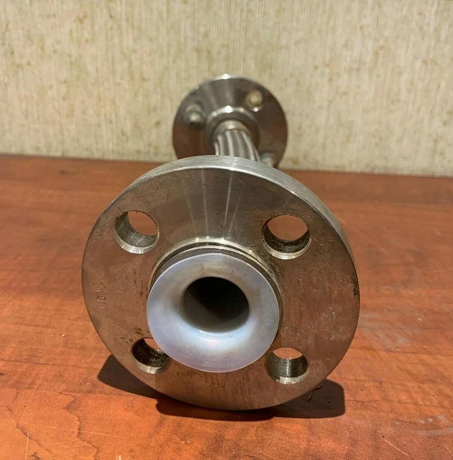 New Enlin 1" Flexible Braided Flex Tube Flange