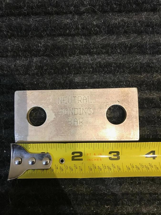 Used Neutral Bonding Bar Copper Busbar C60D6R C80D6R C100D6R | Cummins P/N: A032X899