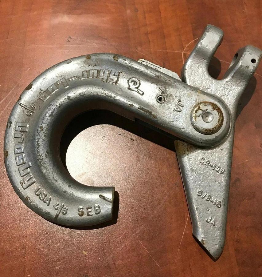 New 5/8" Crosby A-1317 Shur-Loc Clevis Hook  | 22,600 Lbs. WLL 1029036 Grade 100