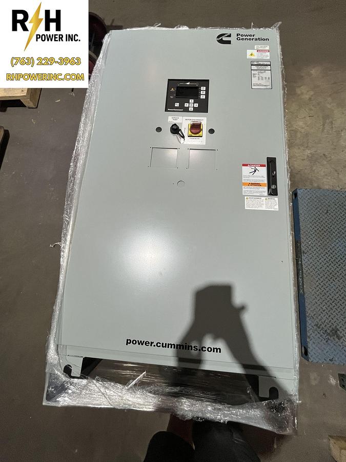 New 125 Amp 208VAC Cummins CXSB8 Spec. A Automatic Transfer Switch - S/N: E23M239072