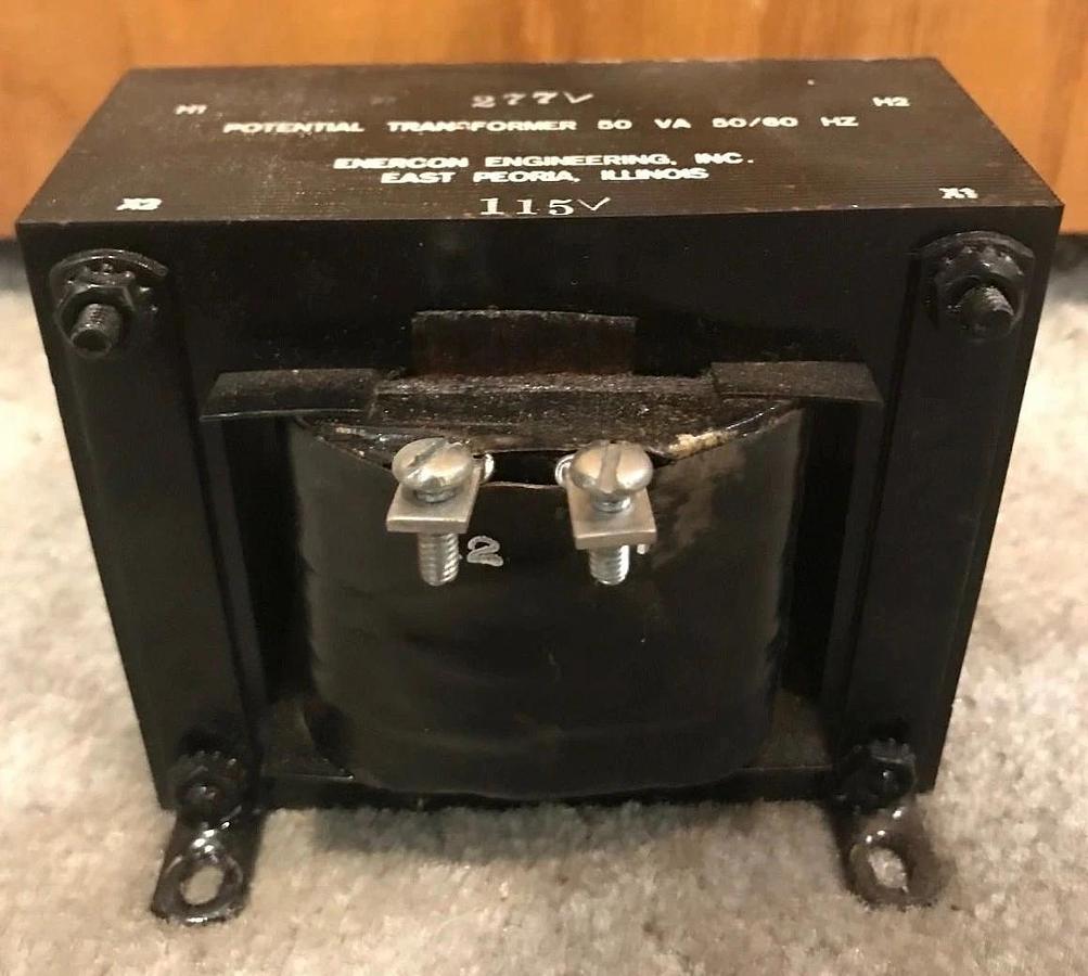 Used 277V 115V Enercon Potential Transformer 50 VA 50/60Hz