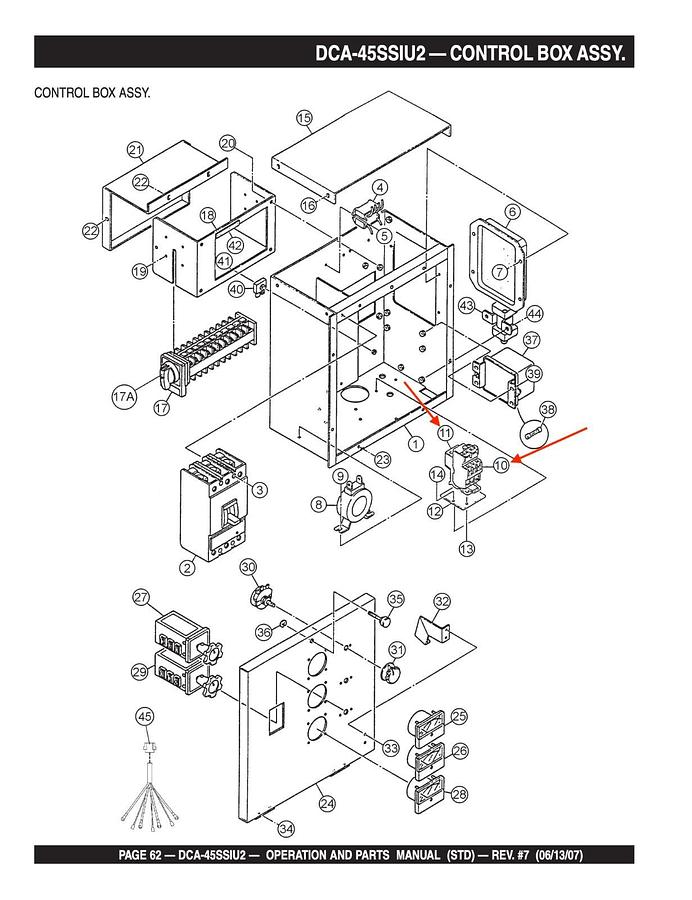 Used Telemecanique LR2 D1308 Overload Current Relay w/ LA7-D1064 Terminal Block
