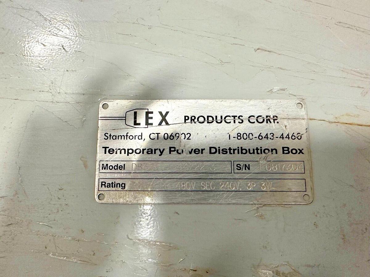 Used 36kVA Lex Temporary Power Distribution Box 240/480V - 0817304