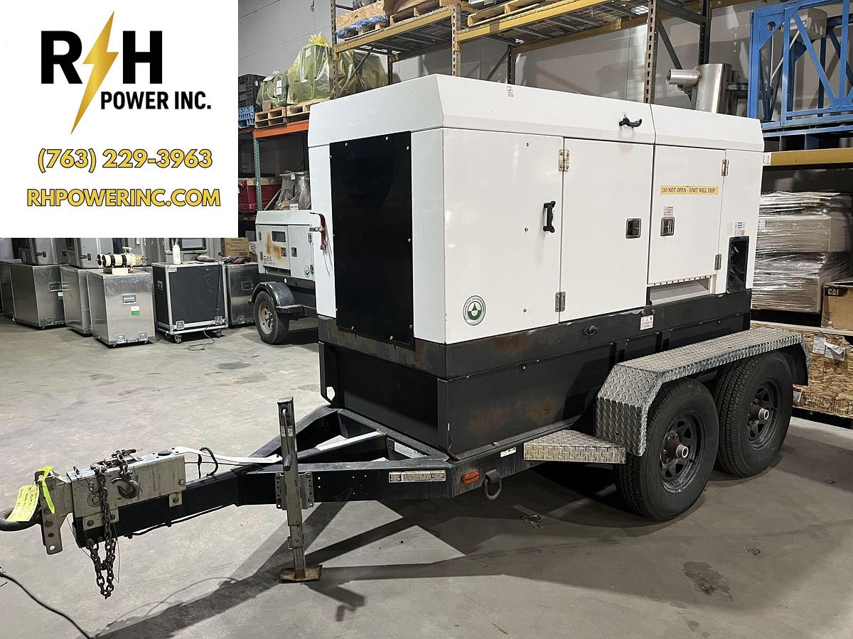 Used 70kva Wacker Neuson G70 Mobile Diesel Generator - S/N: 24445446