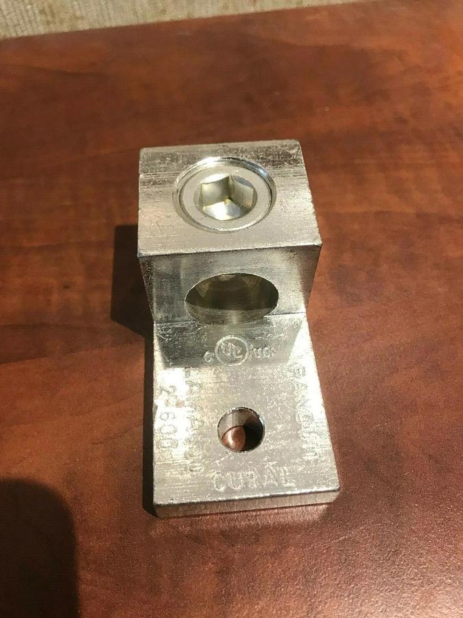 Used (4 Pack) Panduit LAMA600 Aluminum Mechanical Single Barrel Lug | 2-600 CU9AL