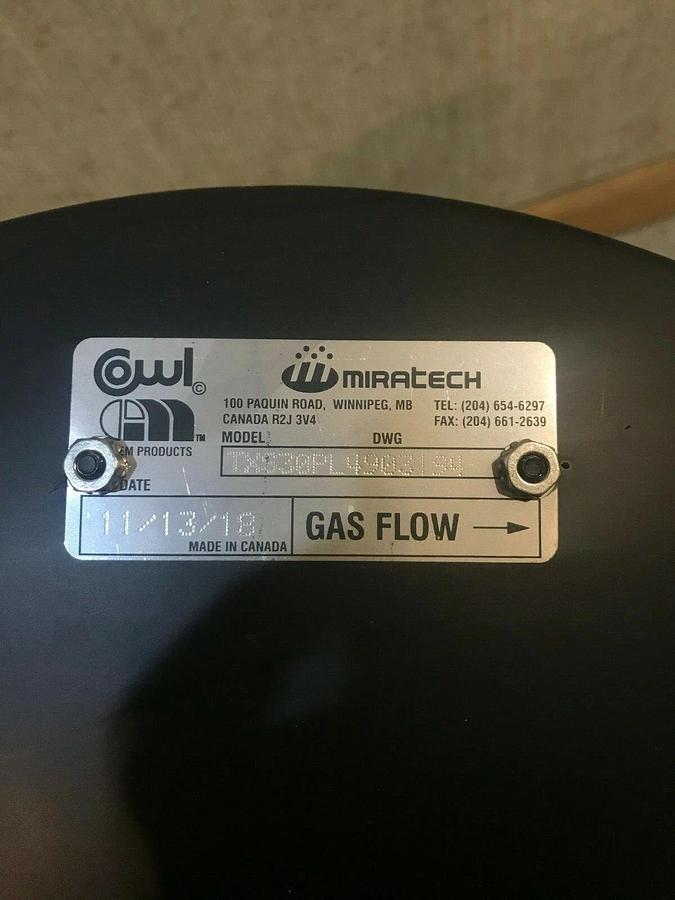 Used 3" Cowl Miratech Generator Silencer Muffler | Cummins P/N: A046B770