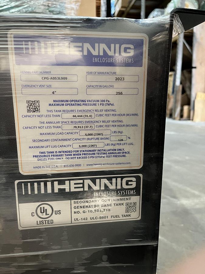 New 100kW Cummins C100D6C Spec. B