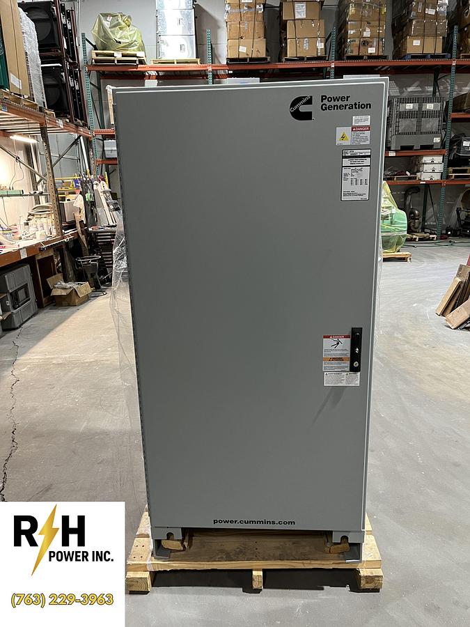New 225 Amp 240VAC Cummins CXTC8 Spec. A Automatic Transfer Switch - S/N: H23M255578