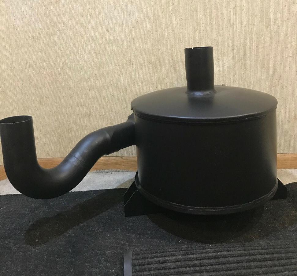 Used 3" Cowl Miratech Generator Silencer Muffler | Cummins P/N: A046B770