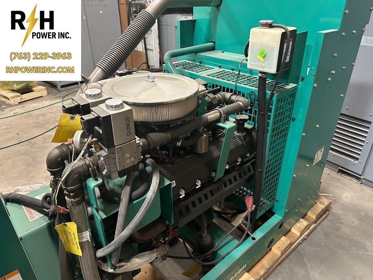 85kW Cummins GGHG Stationary Natural Gas Generator S/N: E140663520