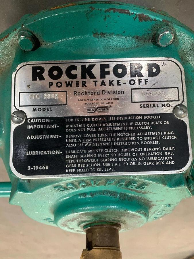 New Rockford Inline Drive Power Take-Off PTO | PTA 5883