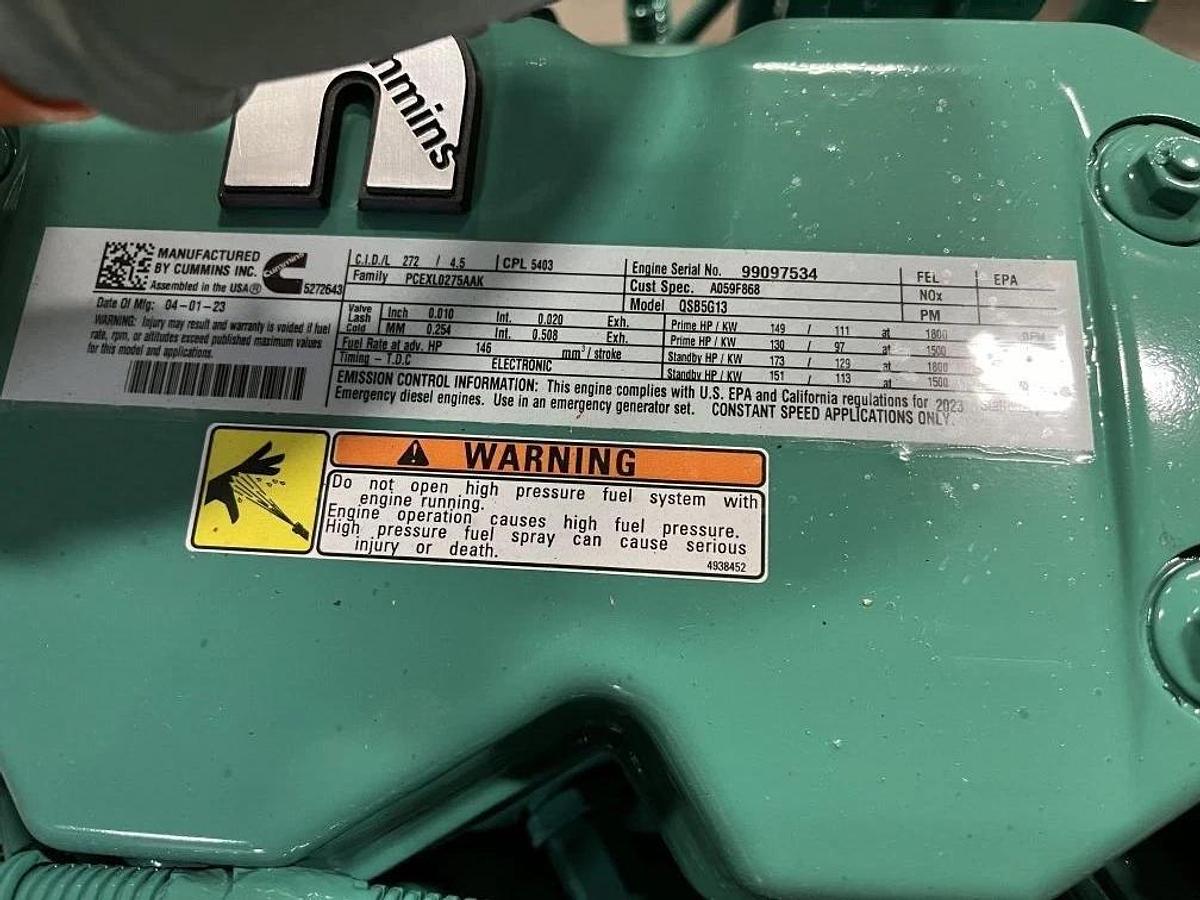 Used New 4.5L Cummins Diesel QSB5 - G13 Engine P/N: A059F868