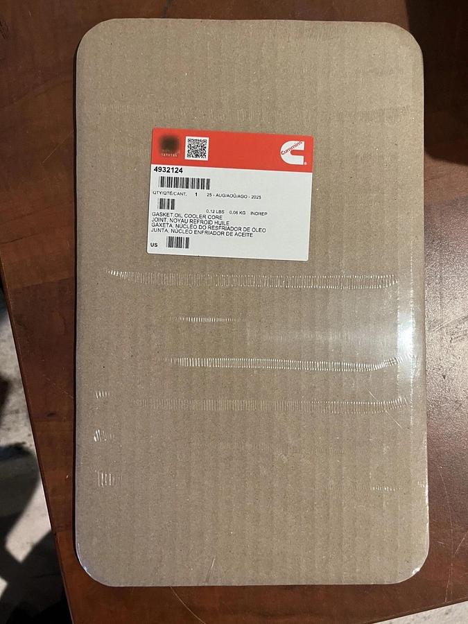 Used New Cummins Oil Cooler Core Gasket - P/N: 4932124