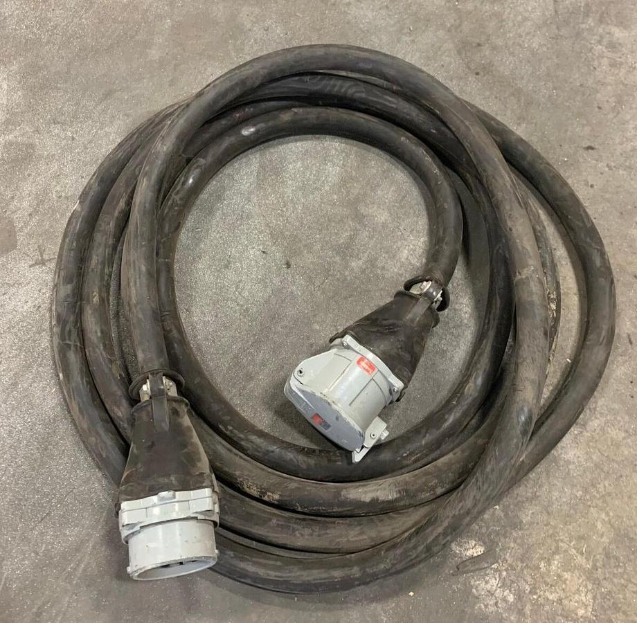 Used 37' 2/0 AWG 4 Conductor Meltric DS 200 Amp 3 Phase 480V Wire Cable