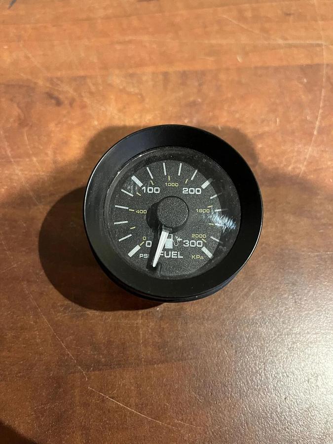 Used Generator Gauge Panel - Temp., Filter, Fuel & Oil Pressure Gauges w/ 5V Supply