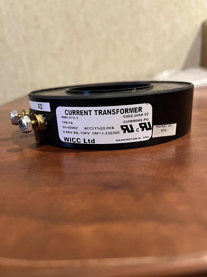 New Cummins WICC MW1473-1 Current Transformer 146:1A - P/N: 0302-2058-22