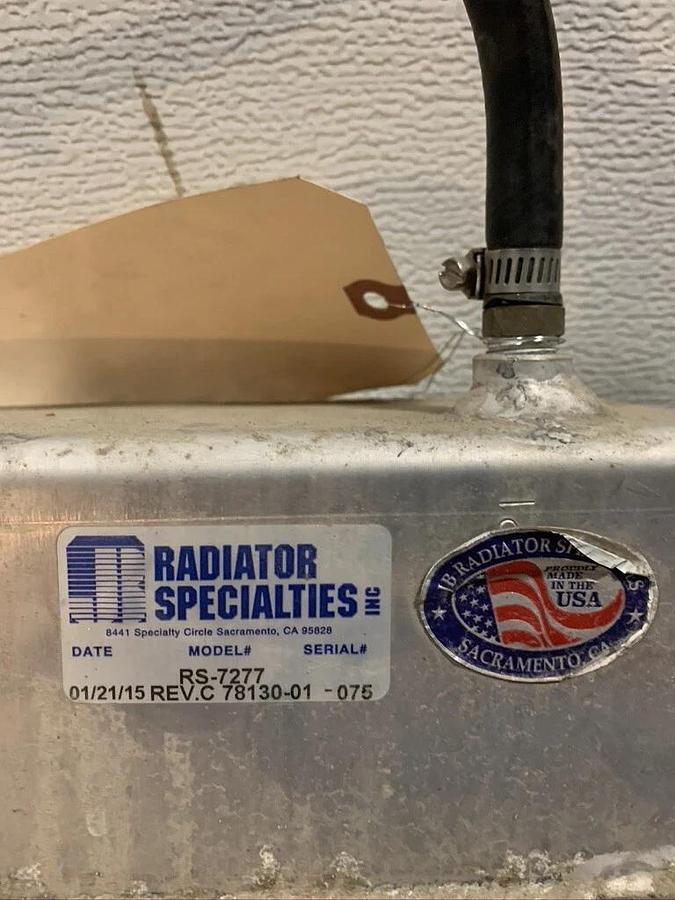 Used Multiquip Radiator/Intercooler DCA70SSJU4i | MQ Power P/N: Y0602012901