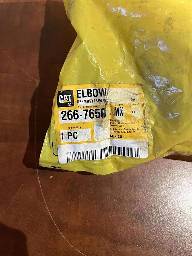 New CAT 50.8mm Inner Diameter Elbow Hose - P/N: 266-7650