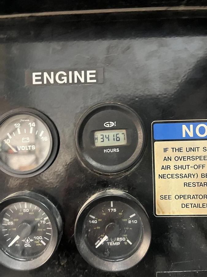 Used 100kw Cummins C100D6R Spec. D Mobile Diesel Generator - S/N: J140751121