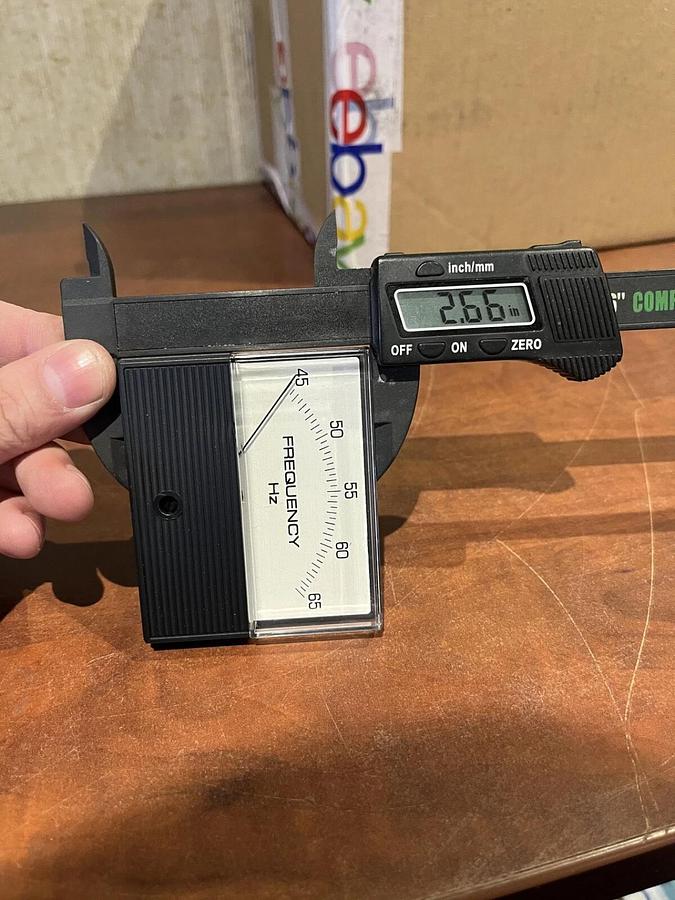 New Hoyt Electrical HST-78/UL 45-65Hz Frequency Meter - P/N: 302-2010