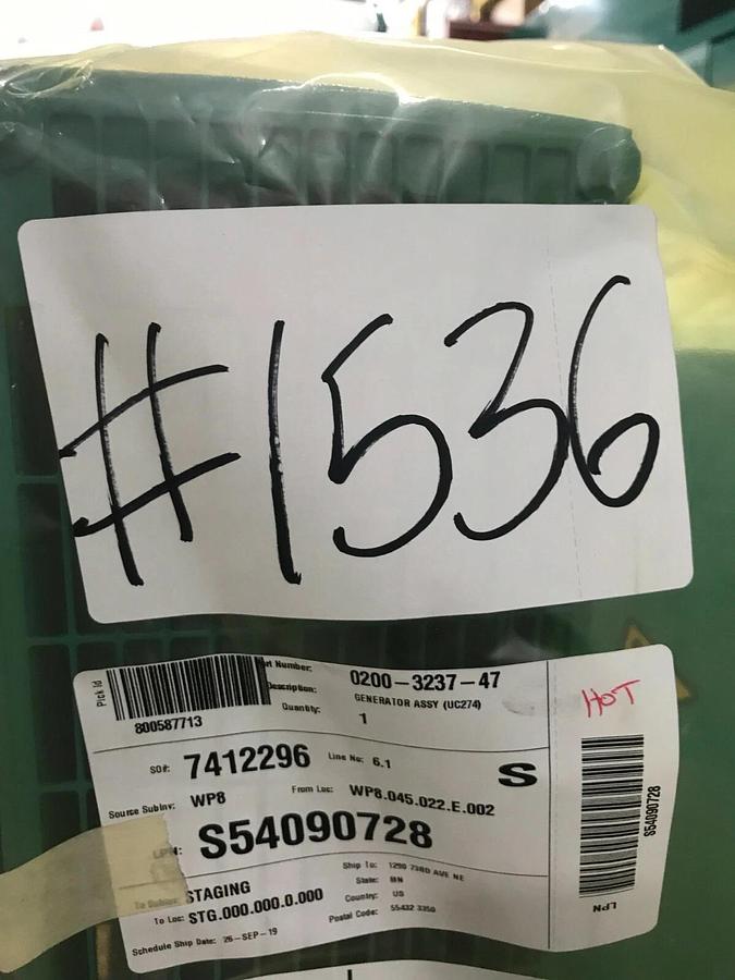 Used New 240kW Stamford Alternator UCDI274J1 208/380V | Cummins P/N: 0200-3237-47