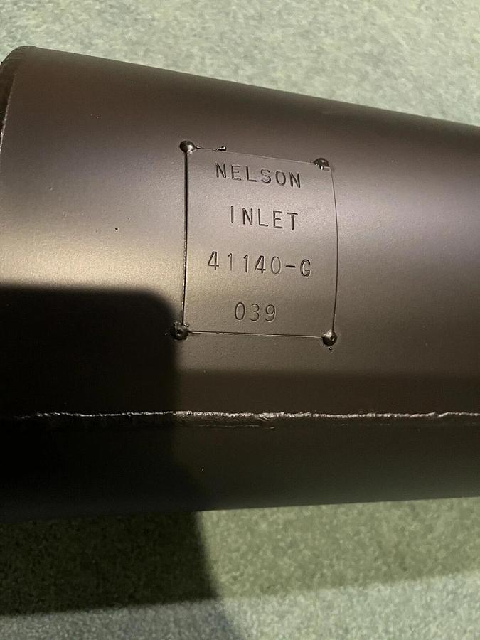 New Nelson / Cummins Muffler 41140G 10" IND Silencer- Cummins P/N: 0155-2063-04