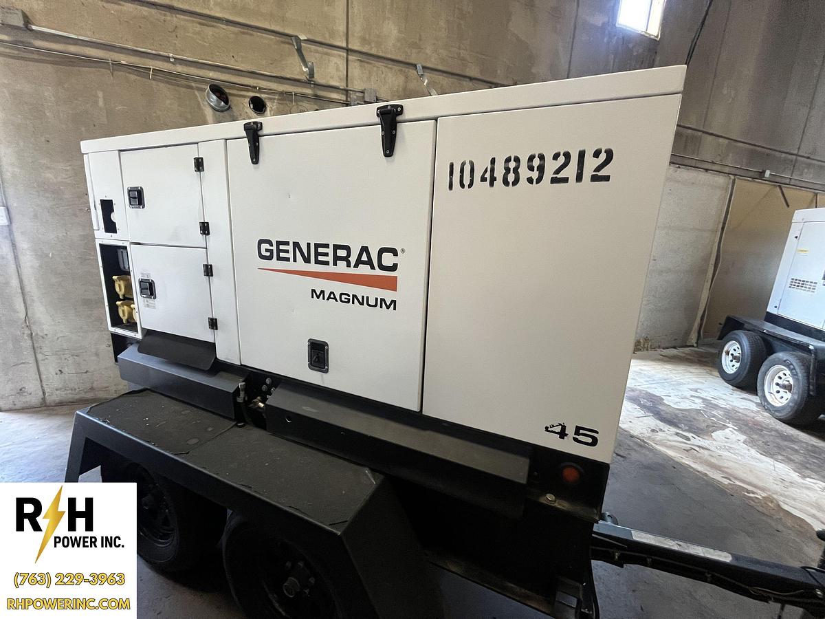 Used 45 kVA Generac MMG45IF4 Mobile Diesel Generator - S/N: 1602369