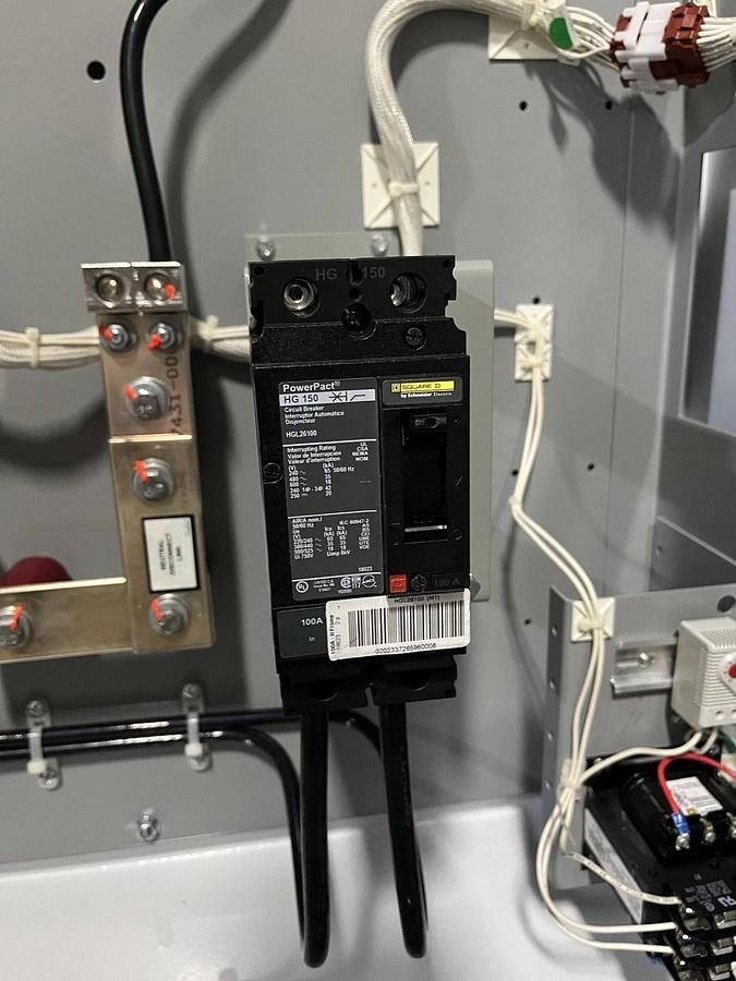 Used 100A 208V ASCO D03AUSA20100CGXM Automatic Transfer Switch - S/N: 1795845RE