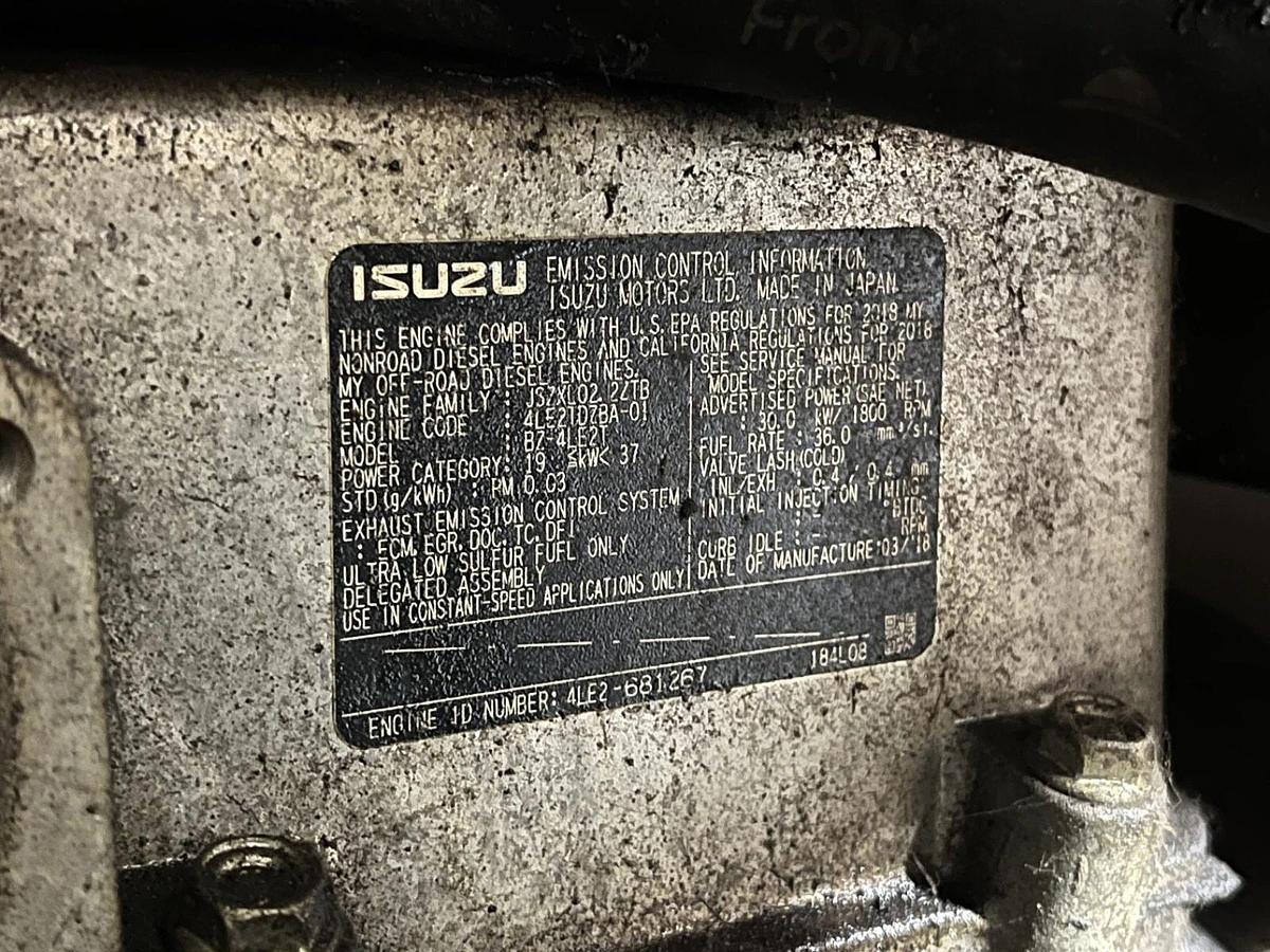 25kVA 2018 Generac MMG25IF4 Mobile Diesel Generator S/N: 3002961393 (New GenEnd)