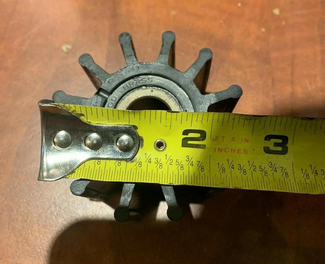 Used (2 Pack) Genuine OEM Sherwood 10615 Onan Water Pump Impeller