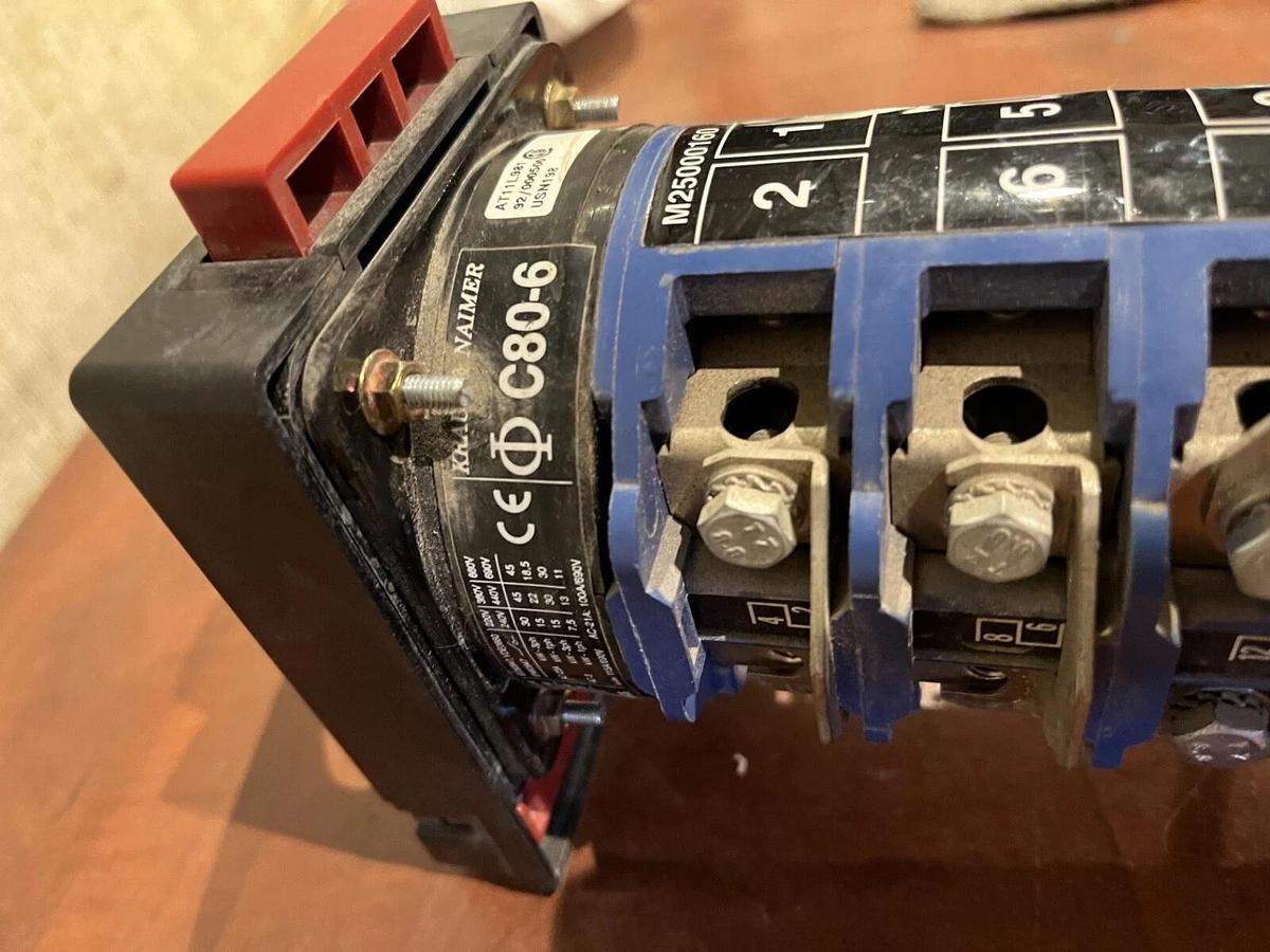 Used Used Kraus & Naimer C80-6 Voltage Selector Switch from MQ DCA70SSIU2