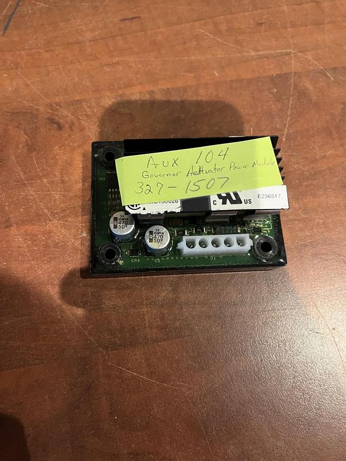 Used Cummins AUX 104 PCB Assy. Dynamo Governer - P/N: 327-1507