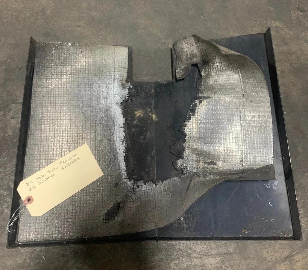 Used Used Genuine OEM Cummins Heat Shield C100D6R | P/N: A031B498