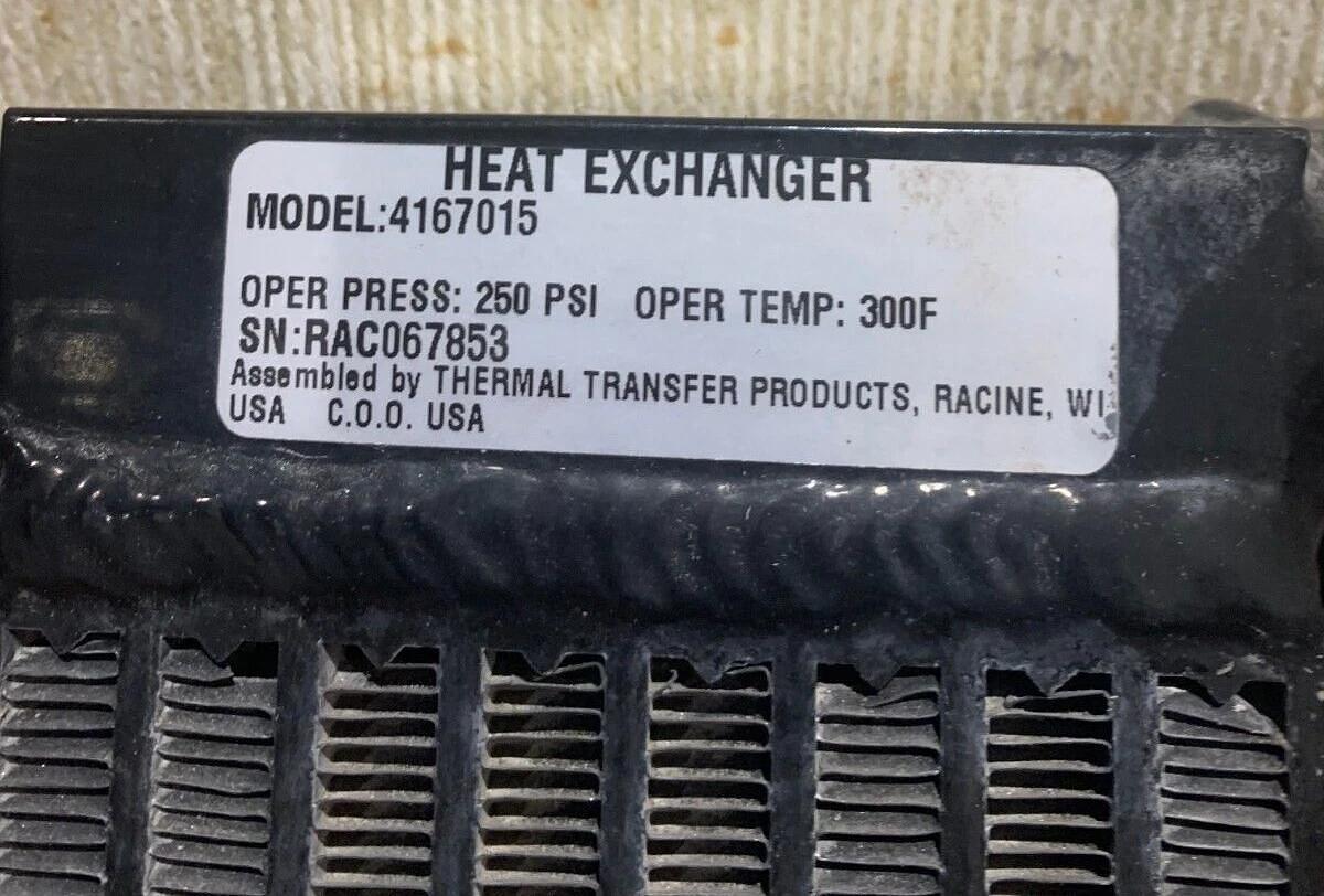 Used Wacker G50 Heat Exchanger Radiator-Fuel/Oil Cooler 250 PSI 4167015 | 5200015612