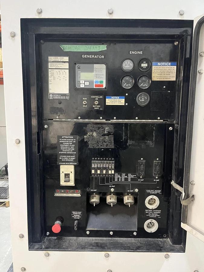 Used 100kw Cummins C100D6R Spec. D Mobile Diesel Generator - S/N: J140751121