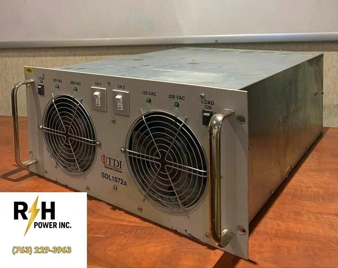 Used 4kW TDI Power SDL-1072 Rack Mountable Load Bank for Data Centers