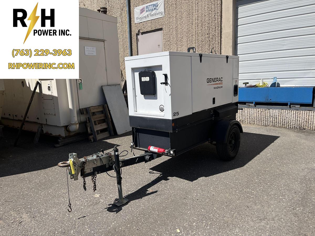 Used 25kVA 2017 Generac MMG25IF4 Mobile Diesel Generator - S/N: 3001699111