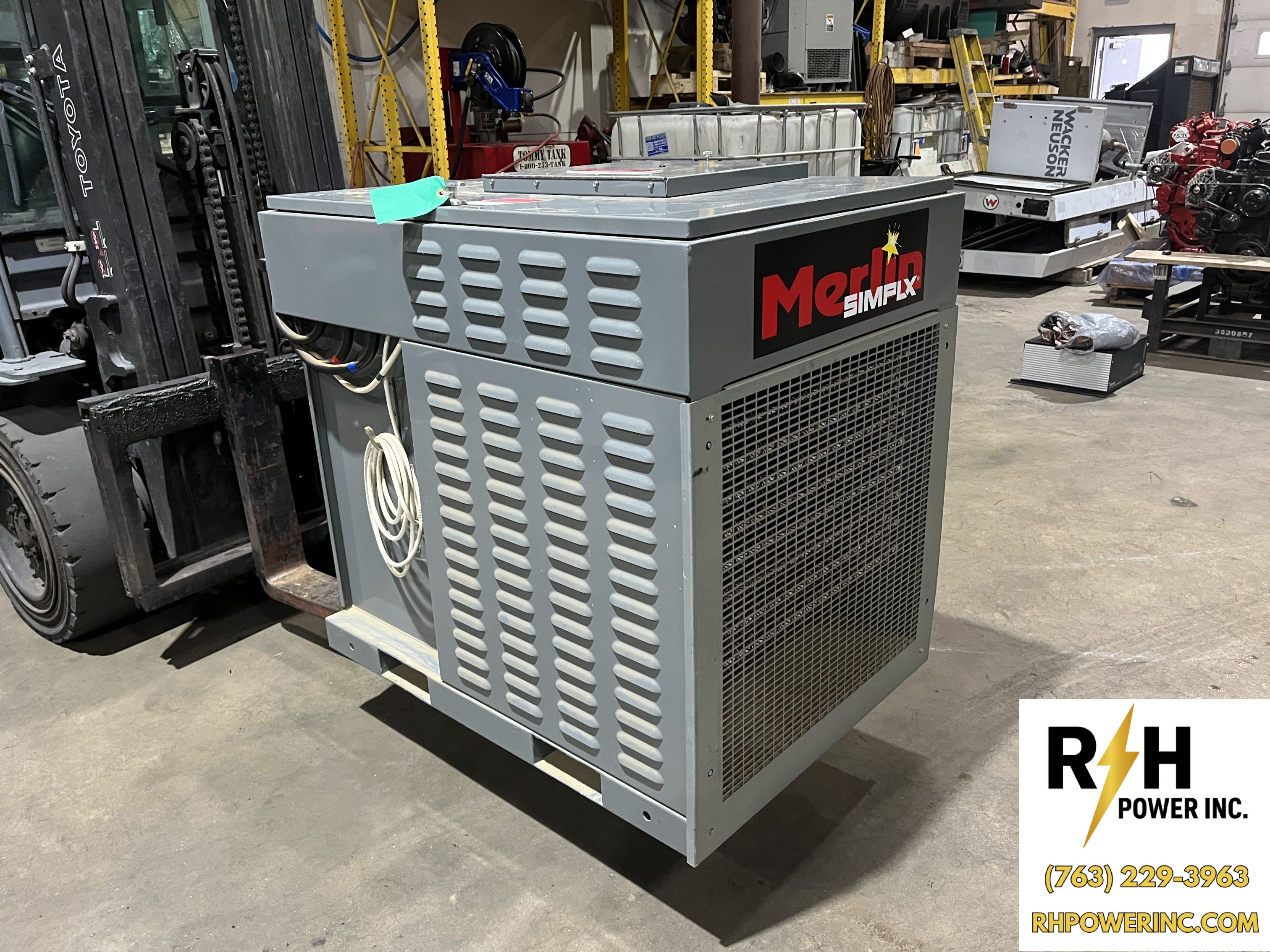 Used Used 150kW 208VAC Simplex Merlin-150K Resistive Load Bank - S/N: 70377-09-41