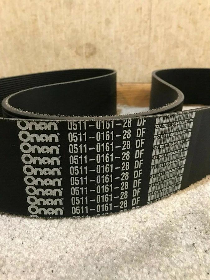 Used Cummins Onan OEM Generator Ribbed V Belt | 0511-0161-28 511-0161-28