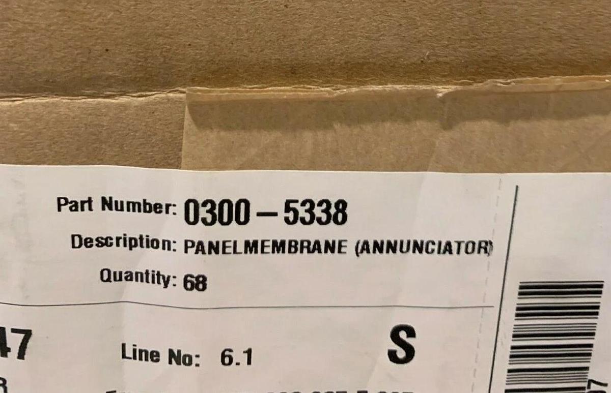 Used New Genuine OEM Cummins PowerCommand Annunciator Panel Membrane | P/N: 300-5338