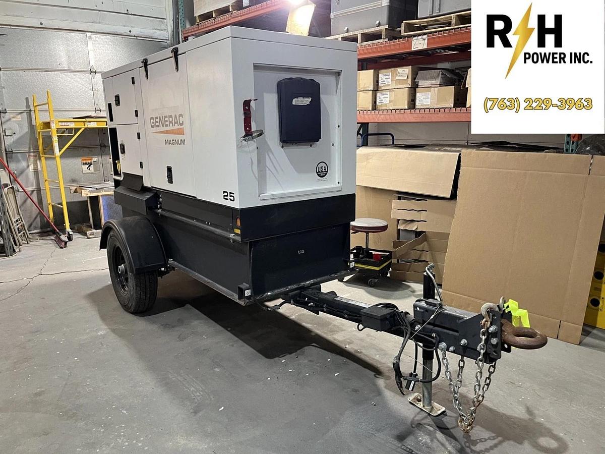 25kVA 2018 Generac MMG25IF4 Mobile Diesel Generator S/N: 3002961393 (New GenEnd)