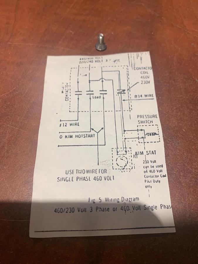 New Kim Hotstart MC330 Magnetic Contactor  | 208/240V 30A 3P | Onan 307-1460