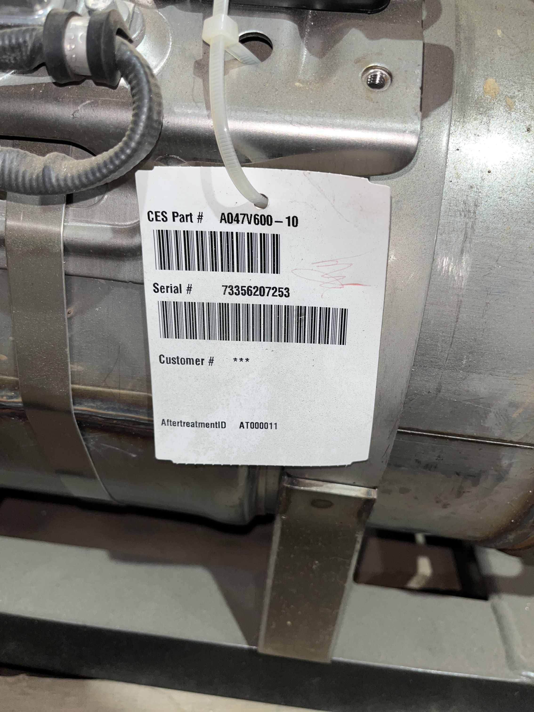 New Cummins Aftertreatment Device Kit - P/N: A052S011 / A047V600 / A048Y173