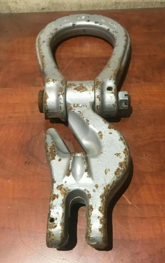 New Crosby A-1361 Eliminator 5/8" Single Grab Hook | 22,600 lbs. 1049831 GR 100