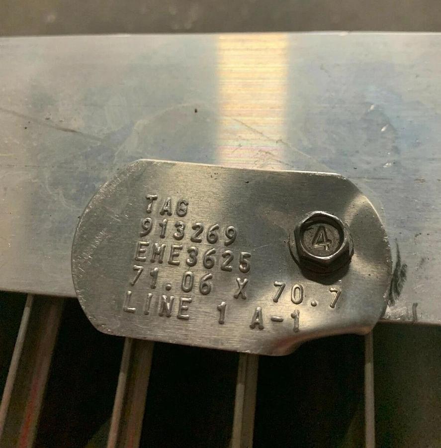 New Ruskin Aluminum Louver EME3625 | 73.5" Long x 36.75" Wide x 3" High