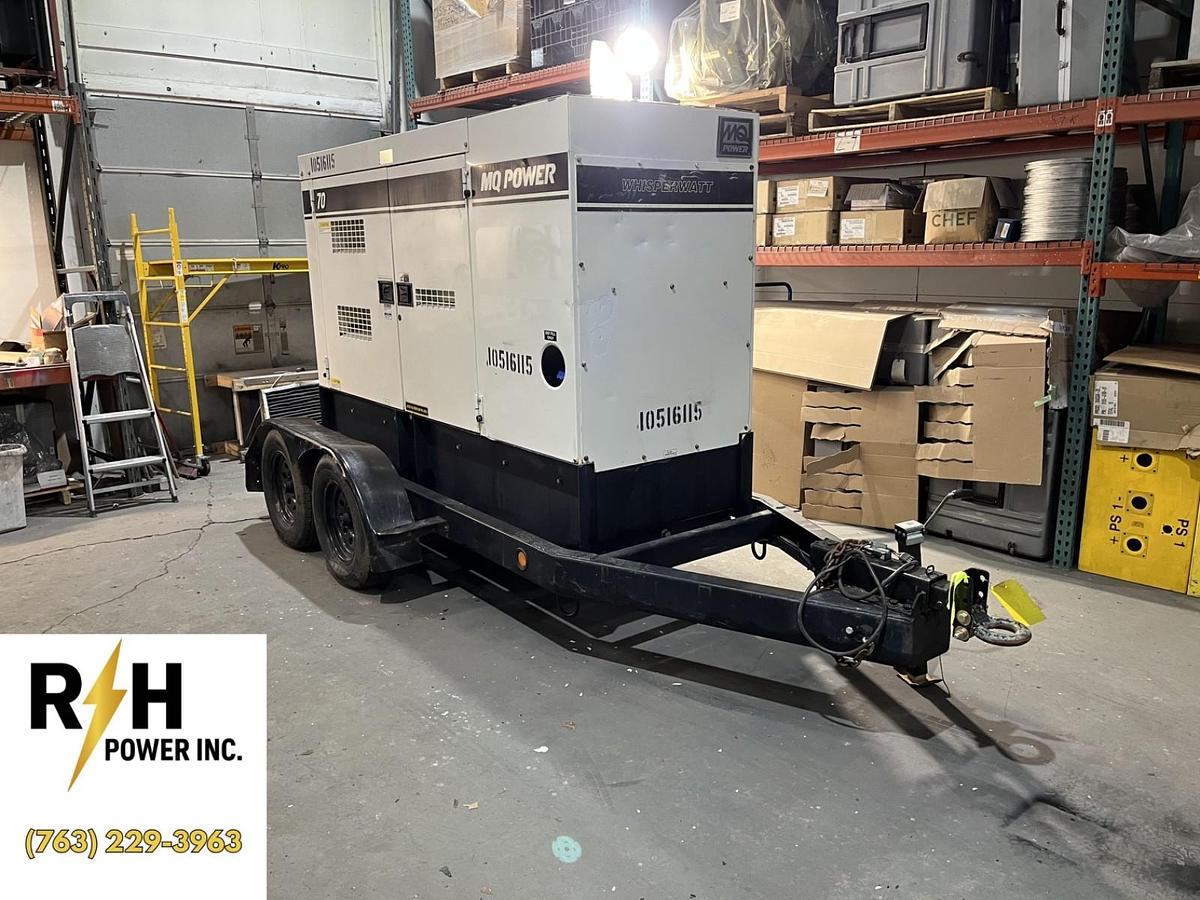Used 70kva Multiquip DCA-70SSIU4F Mobile Diesel Generator - S/N: 7353548