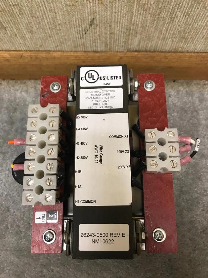 Used Industrial Control Transformer Nova Magnetics | 0163-01-0004