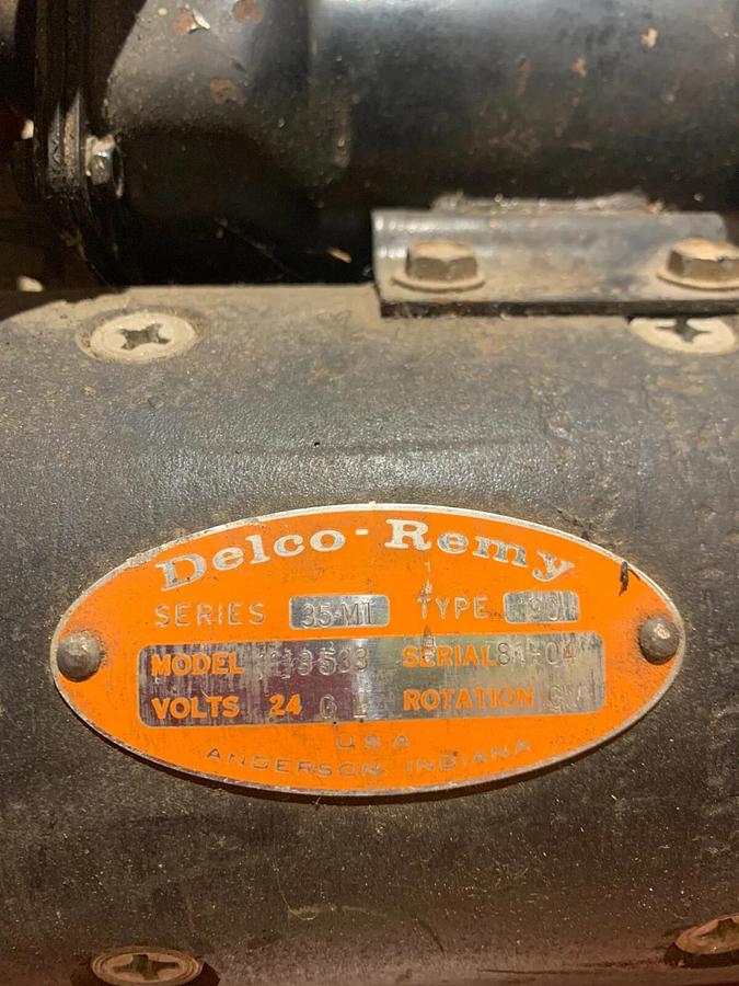 Used Genuine OEM Delco-Remy 35MT 190 1113533 24V Starter