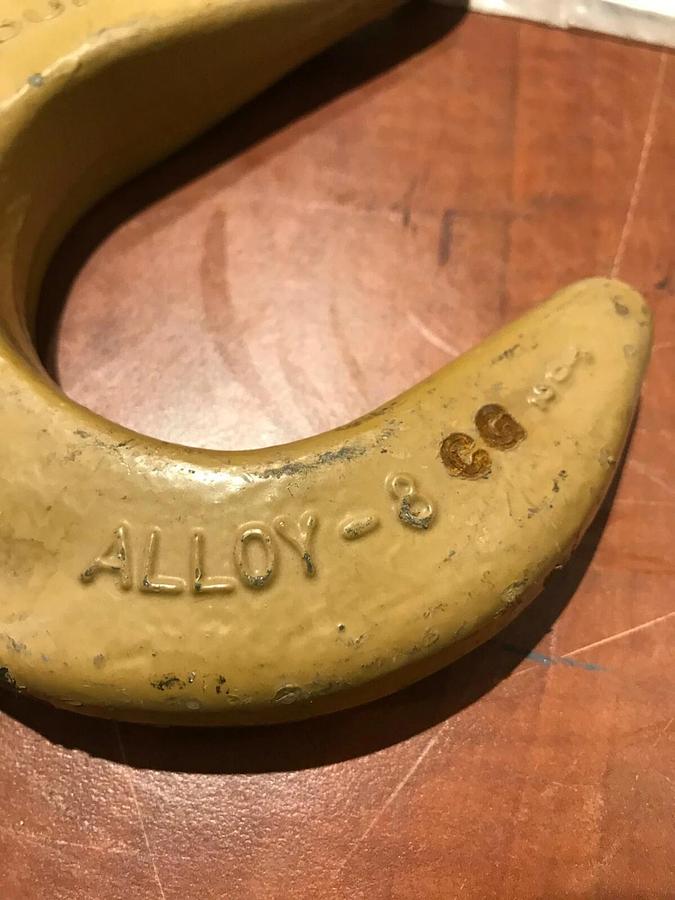 New 3/8" Crosby Clevis Foundry Eye Hook | Grade 80 WLL 7,100 lbs.