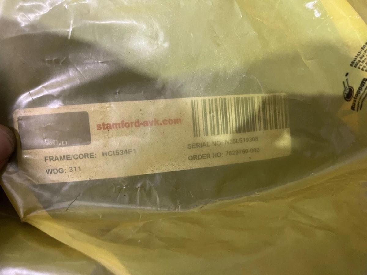 Used 660kW (825kVA) 480V Stamford HCI534F1 Alternator